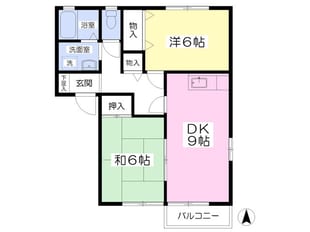 グリーンライフの物件間取画像